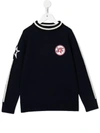 PERFECT MOMENT LOGO-PATCH KNITTED JUMPER