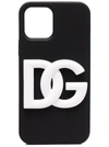 DOLCE & GABBANA DEBOSSED-LOGO IPHONE 12 PRO CASE