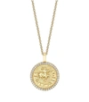 Anita Ko Women's 18k Yellow Gold & Diamond Sagittarius Coin Pendant Necklace In Gold