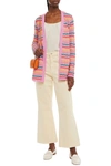 M MISSONI CROCHET-KNIT WOOL-BLEND CARDIGAN,3074457345627643199