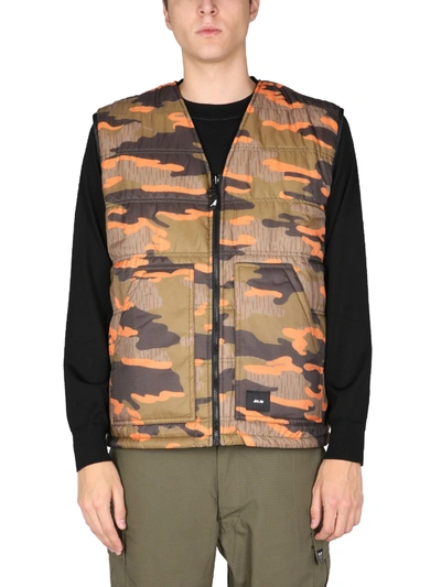 Arkair Reversible Quilted Gilet In Black