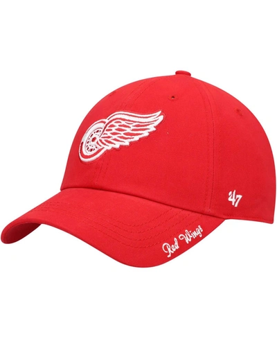47 Brand Women's Red Detroit Red Wings Team Miata Clean Up Adjustable Hat