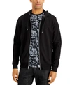INC INTERNATIONAL CONCEPTS MEN'S INC FORTUNE FULL ZIP HOODIE, CREATED FOR MACY'S