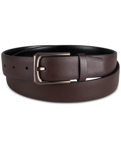 Kenneth Cole Reaction Men's Casual Techni-cole Stretch Belt In Brown