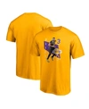 Fanatics Men's Anthony Davis Gold Los Angeles Lakers Pick Roll T-shirt In Gold