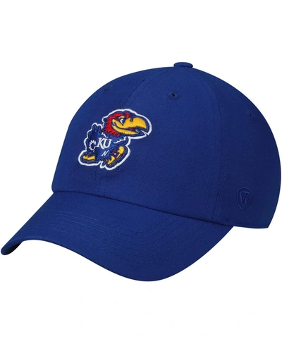 Top Of The World Men's Royal Kansas Jayhawks Staple Adjustable Hat
