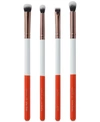 Luxie 4-pc. Miami Nights Brush Set In Orange And White