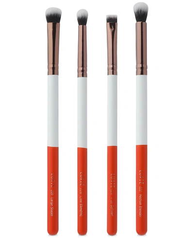 Luxie 4-pc. Miami Nights Brush Set In Orange And White