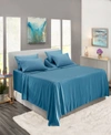 Nestl Bedding Extra Deep Pocket 7-pc. Sheet Set, King Split In Blue Heaven