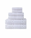 Ozan Premium Home Turkish Cotton Sovrano Collection 6-pc. Bath Towel Sets In White