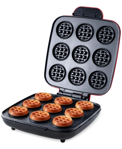 Dash Delish By  Waffle Bite Maker In Red