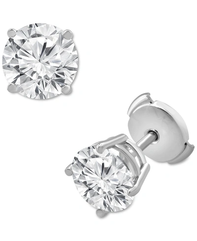 Badgley Mischka Certified Lab Grown Diamond Stud Earrings (5 Ct. T.w.) In 14k Gold In White Gold