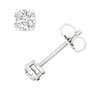 Macy's Diamond Enhancer Stud Earrings (1/4 Ct. T.w.) In 14k White Gold In White Gold