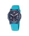 NAUTICA N83 MEN'S BLUE SILICONE STRAP WATCH 38MM