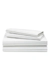Ralph Lauren Spencer Striped Queen Sheet Set Bedding In Sage