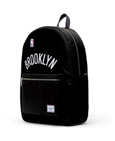Herschel Black Brooklyn Nets Settlement Satin Backpack