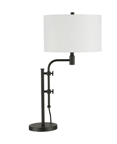 Hudson & Canal Polly Height-adjustable Table Lamp In Black