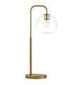 HUDSON & CANAL HARRISON ARC TABLE LAMP WITH SHADE