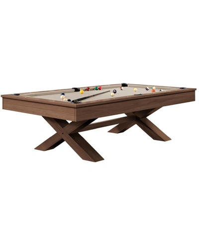 Hb Home Blake Pool Table With Dining Top In Khaki Felt | ModeSens