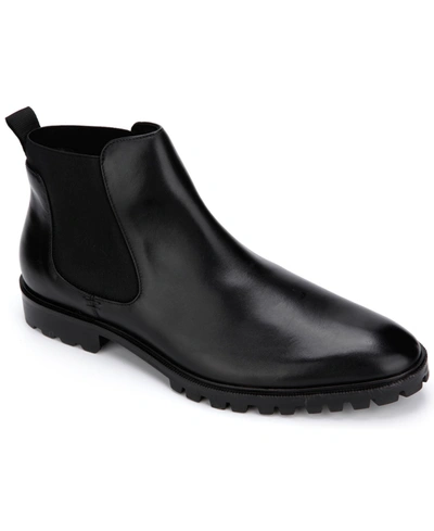 Kenneth Cole New York Men's Tully Lug Chelsea Boot Men's Shoes In Black