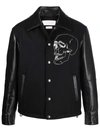 ALEXANDER MCQUEEN SKULL-EMBROIDERED JACKET,17642335