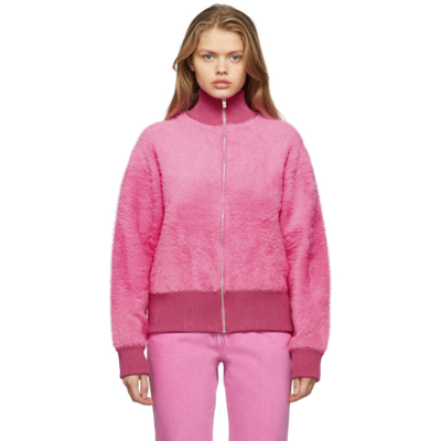 Jacquemus Pink 'le Blouson Neve' Jacket In 430 Pink