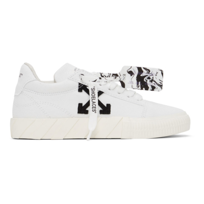 Off-white White Vulcanized Eco Canvas Low Sneakers