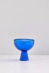 Urban Outfitters Ridged Coupe Glass In Blue