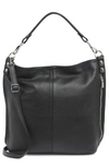 Massimo Castelli Maison Heritage Leather Shoulder Bag In Black