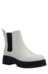 Marc Fisher Women's Pietro Lug Sole Slip On Chelsea Booties Women's Shoes In Ivory 150