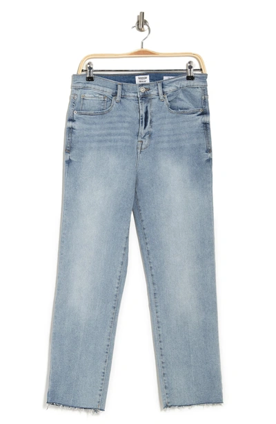 Kensie High Waist Slim Straight Leg Jeans In Marina