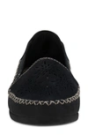 Earth Origins Lorelei Flat In Black Nubuck Leather