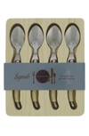 French Home Laguiole Coffee Spoons In Ivory