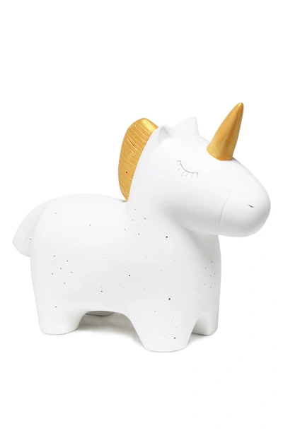 Lalia Home Simple Designs Porcelain Unicorn Light In White