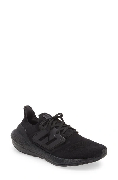 Adidas Originals Ultraboost 22 Primeblue Running Shoe In Black/ Black