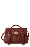 Mulberry Alexa Leather Satchel In Crimson