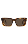 Prada 51mm Butterfly Sunglasses In Havana Honey/ Dark Brown