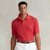 Polo Ralph Lauren The Iconic Mesh Polo Shirt In Starboard Red