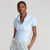 Ralph Lauren Slim Fit Stretch Polo Shirt In Elite Blue/c1750