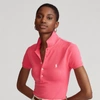 Ralph Lauren Slim Fit Stretch Polo Shirt In Hot Pink/c2740