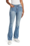 Kensie The High Rise Boot Cut Jeans In Pippa W/ Dest