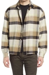 John Elliott Hemi Point Sur Check Oversize Cotton Button-up Shirt In Cyclone Check