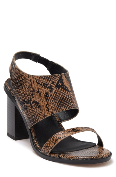 French Connection Block Heel Sandal In Spcdg
