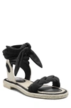 Vince Camuto Kastela Leather Lace-up Sandal In Black/ Multi