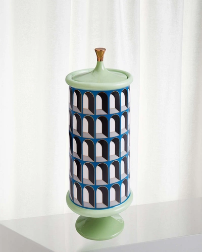 Jonathan Adler Arcade Canister - Arches In Multi