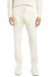 Vince Wool & Cashmere Drawstring Pants In Bone