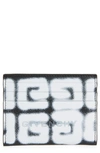 GIVENCHY X CHITO 4G GRAFFITI LEATHER CARD HOLDER,BK6099K1EB