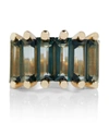 Suzanne Kalan 14kt Gold Ring With Topazes In Purple Mix