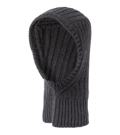 The Row Everest Ribbed Cashmere Snood In Charcoal