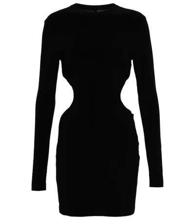 Norma Kamali Cutout Minidress In Black